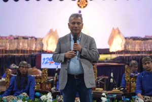 Dirut BRI Sunarso saat membuka acara bertajuk "Nonton Wayang di Kampung BRI" di Kantor Pusat BRI/Foto: BRI