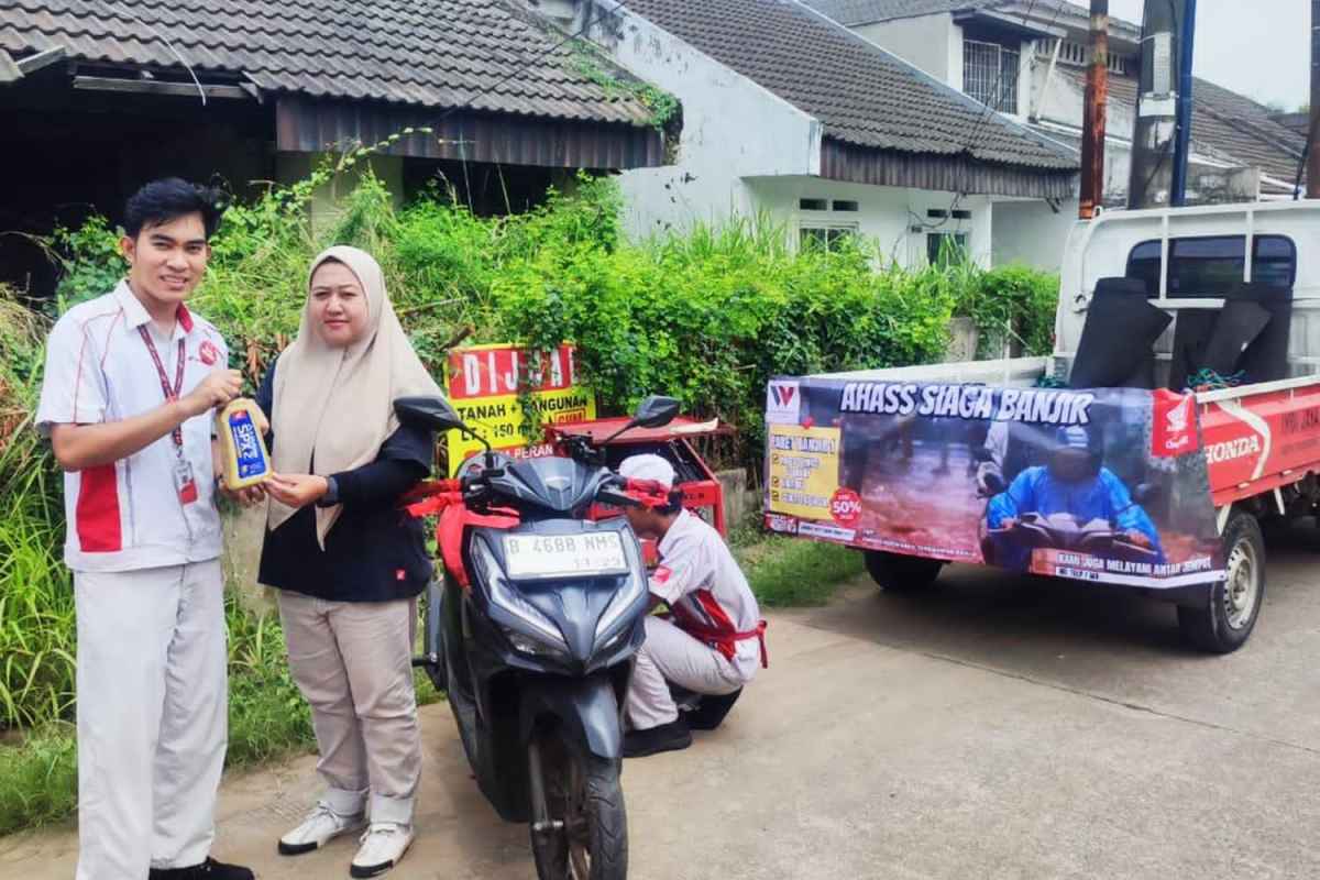 AHASS Siaga Banjir Layani Konsumen Honda Korban Terdampak Bencana Alam AHASS Siaga Banjir Layani Konsumen Honda Korban Terdampak Bencana Alam