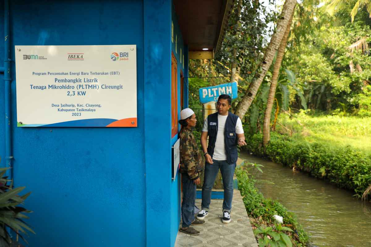BRI Peduli Bantu PLTMH Desa BRILiaN Jatihurip Guna Dukung Pemberdayaan Berkelanjutan