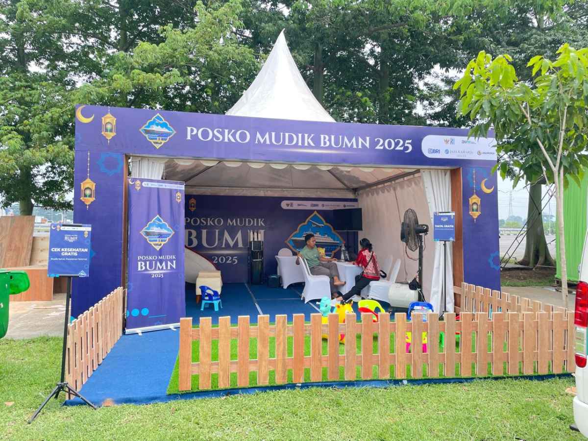 Sambut Lebaran 2025, BRI Bangun Posko Mudik BUMN di Bandara dan Rest Area Jalan Tol