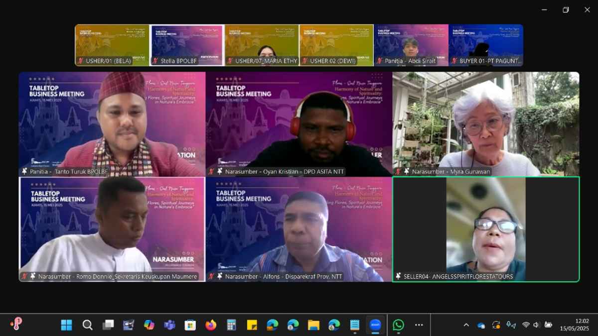 BPOLBF: Potensi Transaksi Rp16 Miliar Saat Virtual B2B Meeting Wisata Ziarah Katolik-NTT BPOLBF: Potensi Transaksi Rp16 Miliar Saat Virtual B2B Meeting Wisata Ziarah Katolik-NTT