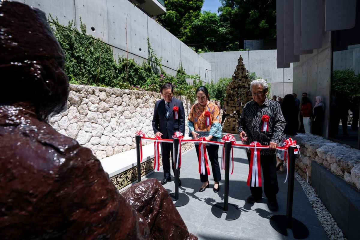 Puan Resmikan Patung Sukarno di KBRI Tokyo, Harap Jadi Semangat Persahabatan Generasi Muda RI-Jepang