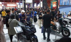 Booth Honda Tampil Keren Dengan 8 Zona Produk Line Up