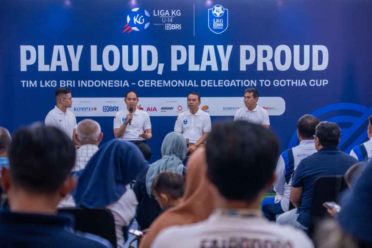 BRI dan Liga Kompas Lepas Tim LKG BRI ke Piala Dunia Remaja “Gothia Cup” di Swedia