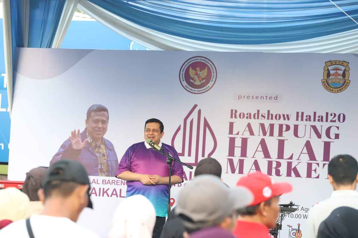Lampung Halal Market 2025: Kepala BPJPH Edukasi Pegiat UMK dan P3H Dorong Produk Lokal Tembus Ekspor