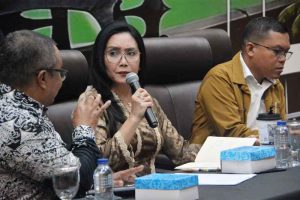 Diskusi Thema "Pengesahan RUU BUMN Harapkan Percepat Kemajuan Ekonomi Nasional"