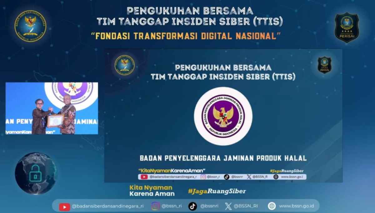 Perkuat Sistem Layanan Halal, BSSN Kukuhkan TTIS BPJPH Perkuat Sistem Layanan Halal, BSSN Kukuhkan TTIS BPJPH