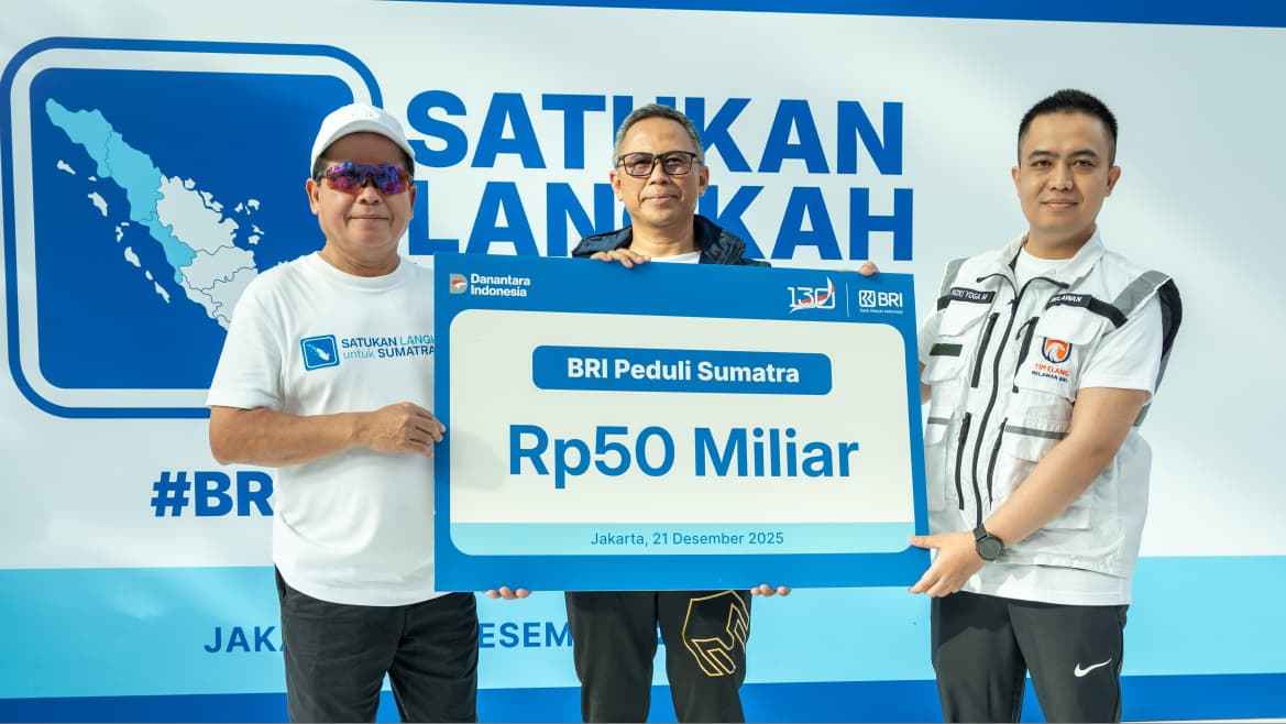 Gelar “Satukan Langkah untuk Sumatra”, BRI Berikan Komitmen Rp50 Miliar Percepat Pemulihan Bencana