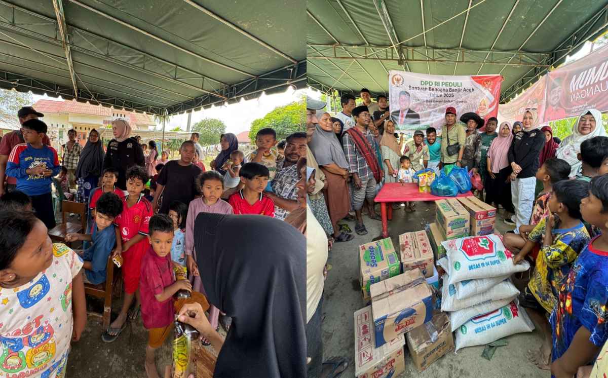 Kunjungi Warga Gampong Kuala Ceurape, Senator Darwati Minta Fokus Pada Anak-Anak Korban Banjir Kunjungi Warga Gampong Kuala Ceurape, Senator Darwati Minta Fokus Pada Anak-Anak Korban Banjir