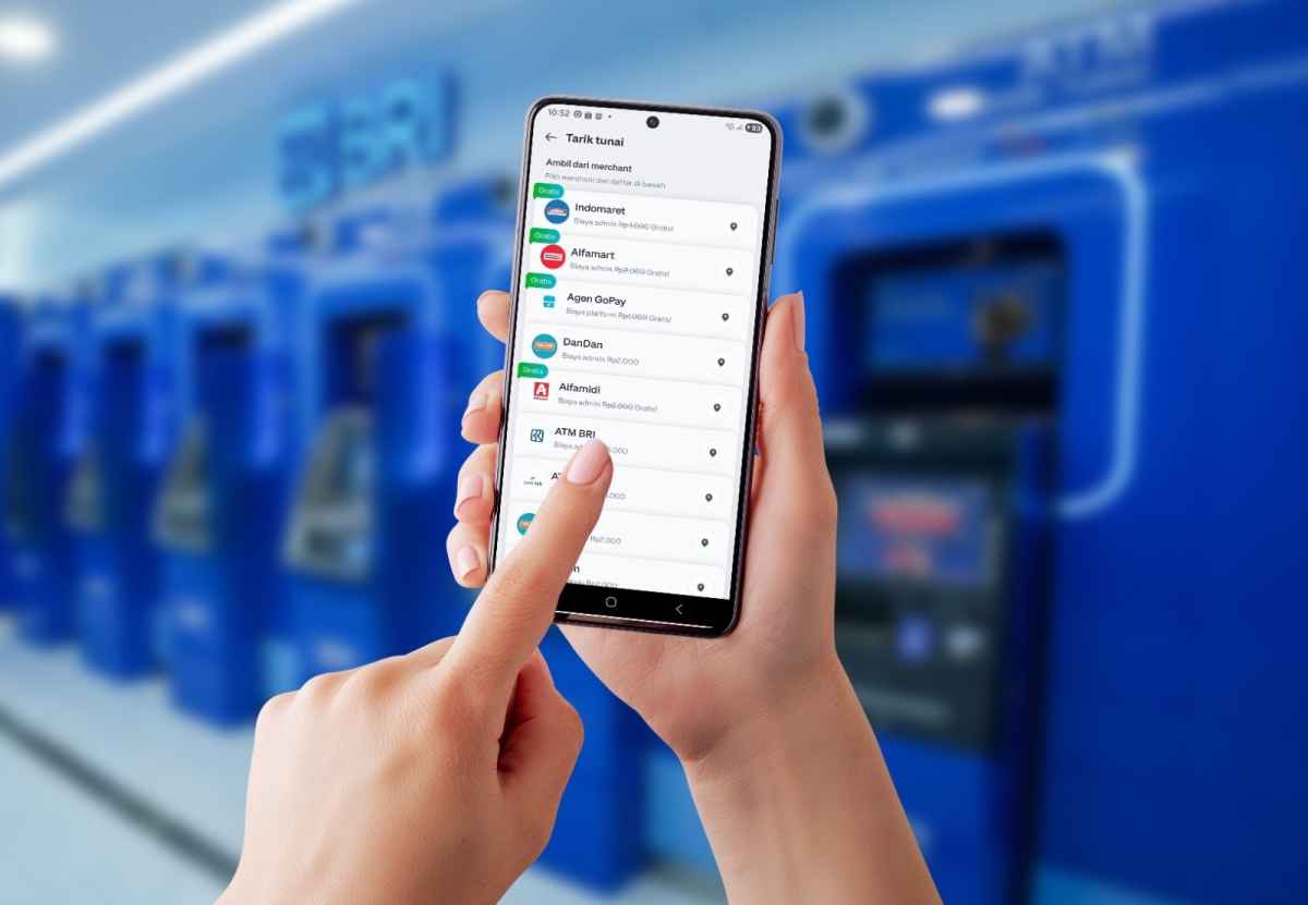 Mudahkan Akses Uang Tunai, BRI Perkenalkan Fitur Tarik Tunai Saldo GoPay Melalui Lebih dari 19 Ribu Jaringan ATM & CRM Mudahkan Akses Uang Tunai, BRI Perkenalkan Fitur Tarik Tunai Saldo GoPay Melalui Lebih dari 19 Ribu Jaringan ATM & CRM