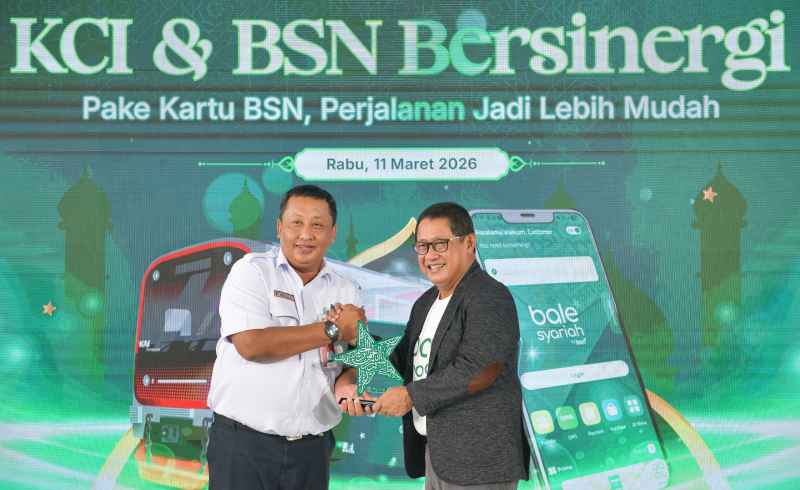 Kolaborasi BSN dan KCI Hadirkan Co-Branding Kartu Multi Trip