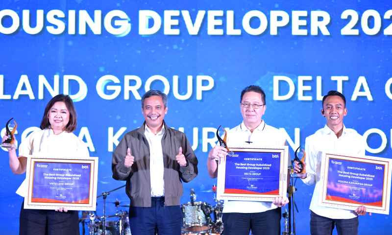 BTN Apresiasi Developer Pendukung Penyaluran KPR 2025. BTN Apresiasi Developer Pendukung Penyaluran KPR 2025.