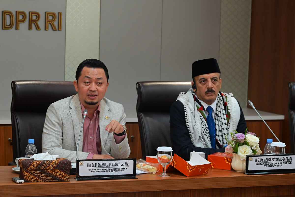 BKSAP Perkuat Sinergi Parlemen dan NGO, Dukung Perjuangan Palestina