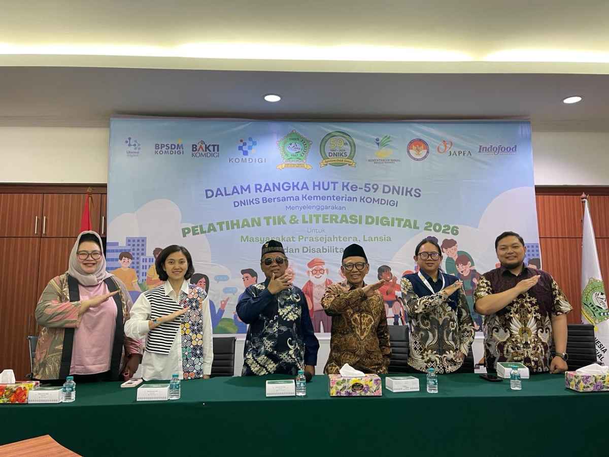 Gandeng Komdigi, DNIKS: Literasi Digital 2026 Hadirkan Ruang Inklusif bagi Masyarakat Prasejahtera, Lansia, dan Disabilitas Gandeng Komdigi, DNIKS: Literasi Digital 2026 Hadirkan Ruang Inklusif bagi Masyarakat Prasejahtera, Lansia, dan Disabilitas