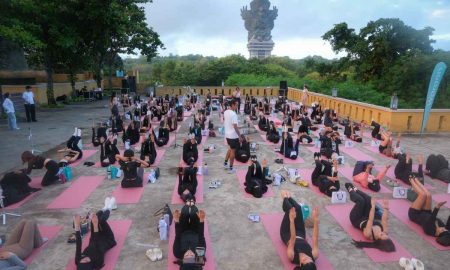 Genjot Morning Mat Pilates, GWK Cultural Park Ajak A Plus Hadirkan “Sunrise Movement"