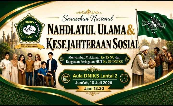 Sambut HUT 59, DNIKS Gelar Sarasehan Nasional Bertema "Nahdlatul Ulama dan Kesejahteraan Sosial"