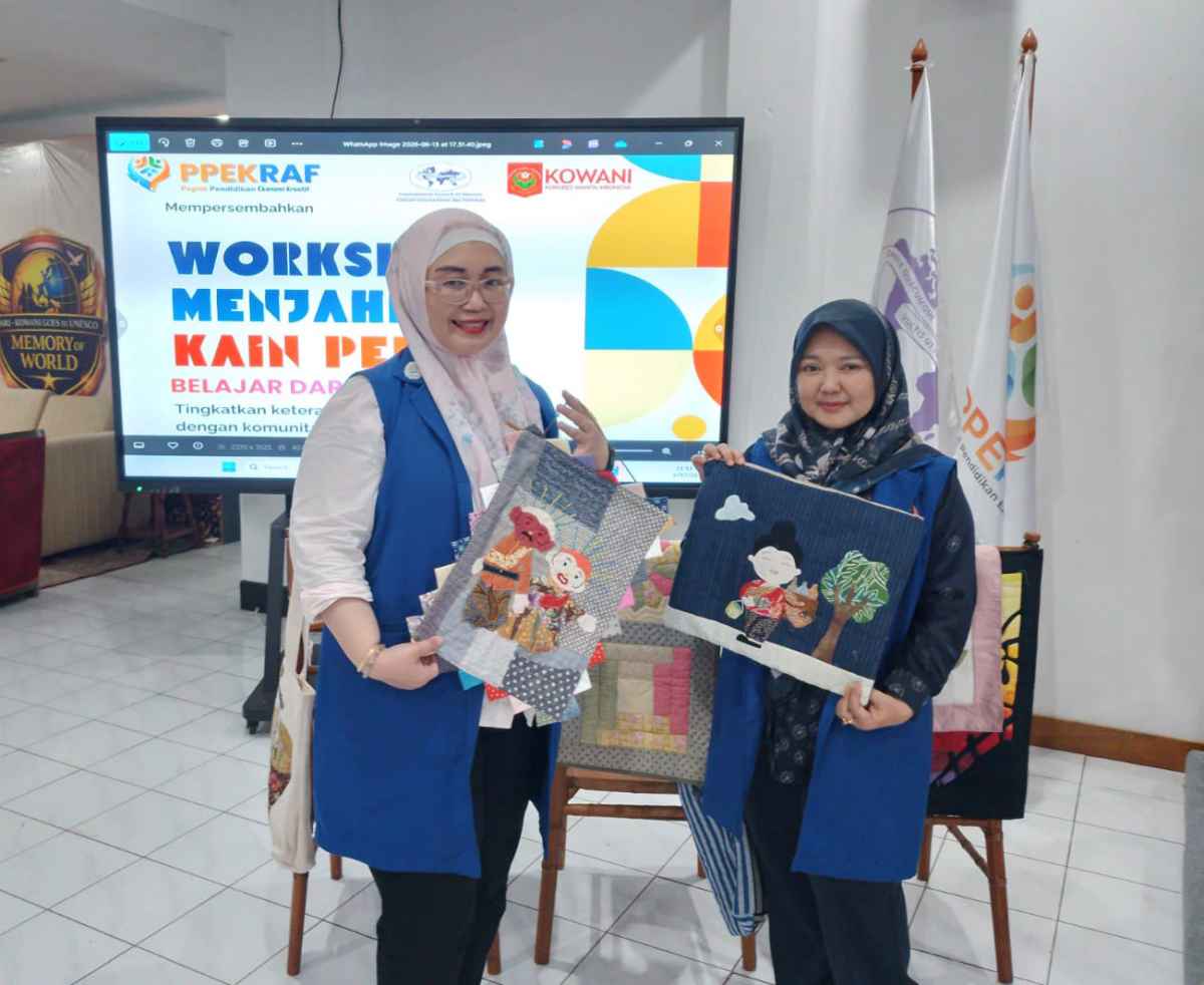 Olah Limbah Kain Perca", PPEKRAF Berdayakan Perempuan Ciptakan Produk Bernilai Tinggi