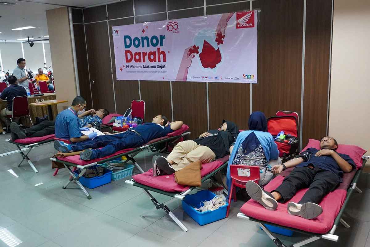 Peduli Sesama,WAG Gelar Baksos Lewat Donor Darah