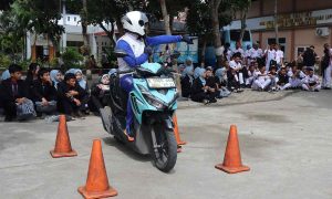 Gandeng SMKN 5 Kabupaten Tangerang,  WMS Ajak WOM Finance Gelar Program Safety Riding & WBI