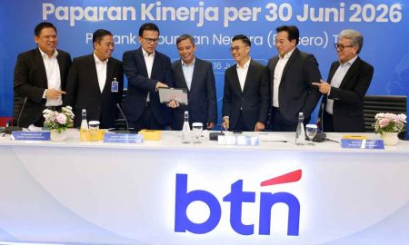 BTN Cetak Laba Bersih Semester I /2026 Melesat 40,8 % YOY dan NPL Turun Jadi 2,99%YOY